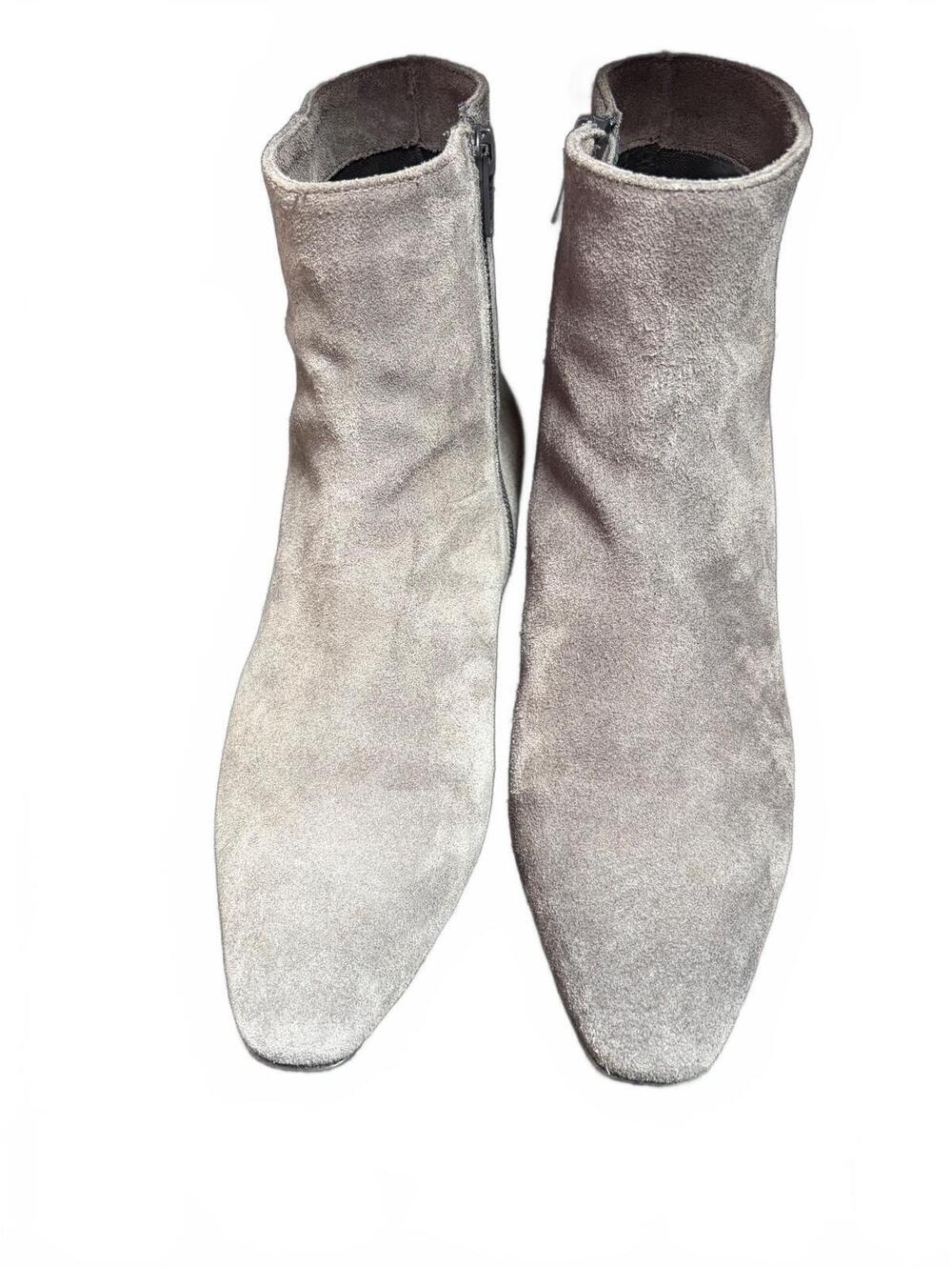 Italeau Italian Suede Ankle Boots Women’s EU 38 US 7.5 Gray